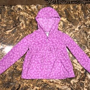 Girls 5t purple fleece jacket